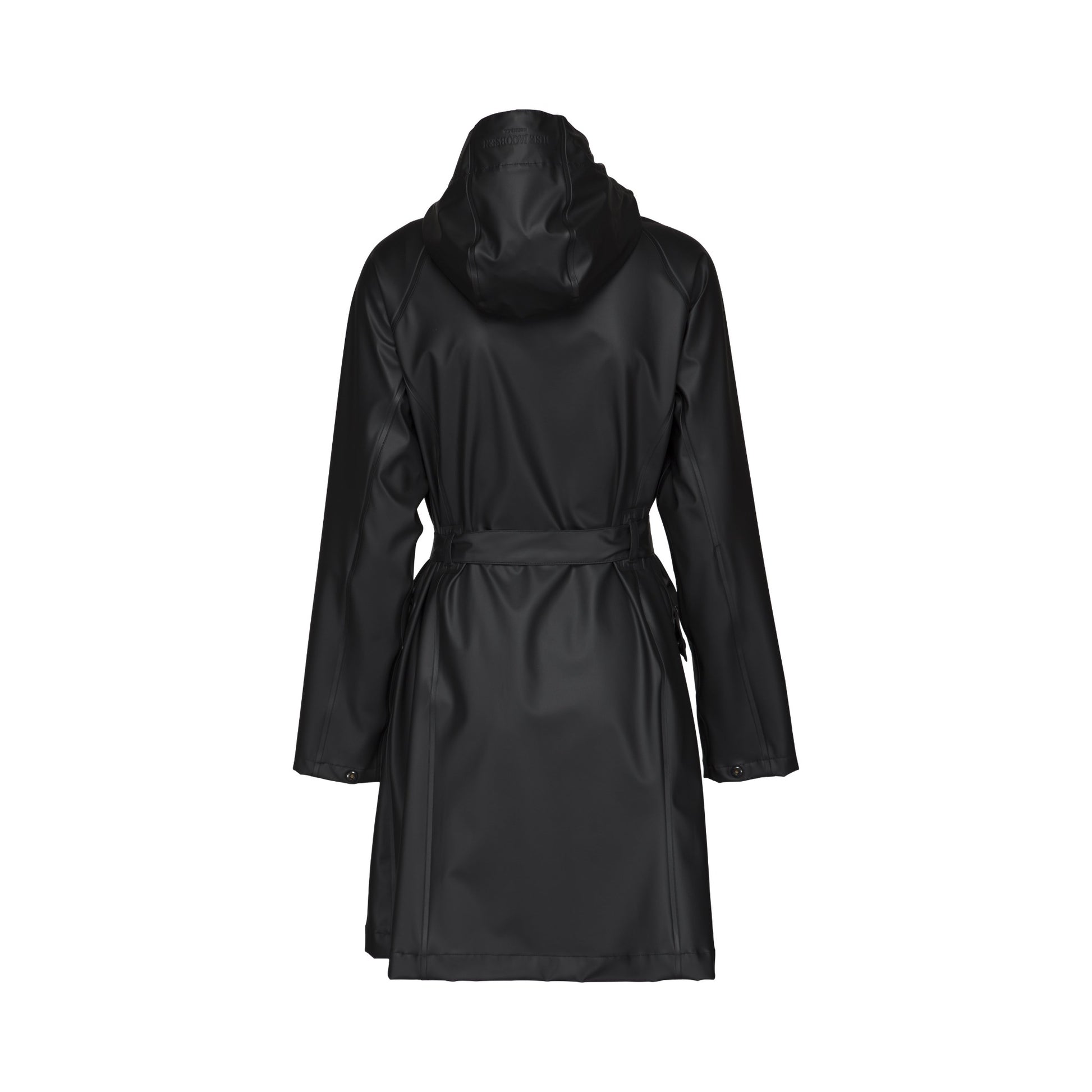 Ilse Jacobsen Rain71 Rain 71 trench style raincoat in Black.