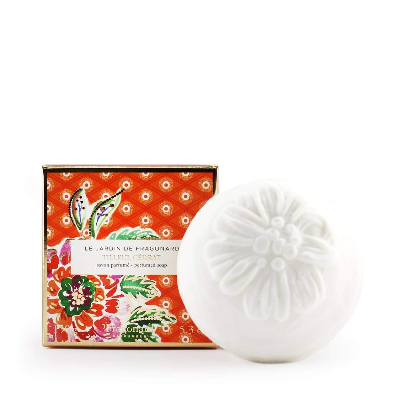 Fragonard French soap Tilleul Cedrat citron linden in beautiful gift box