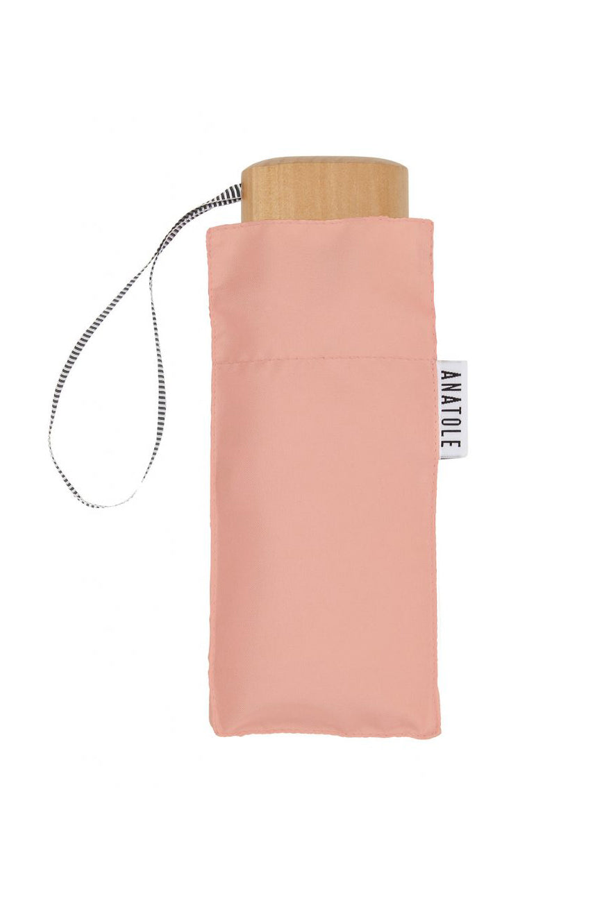 Anatole folding micro-umbrella - Madeleine rose pink